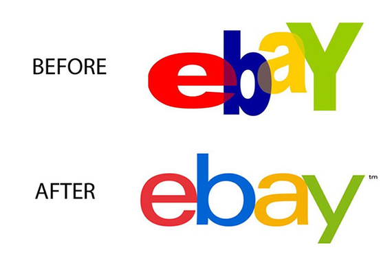Ebay change branding logo
